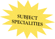   Subject Specialities